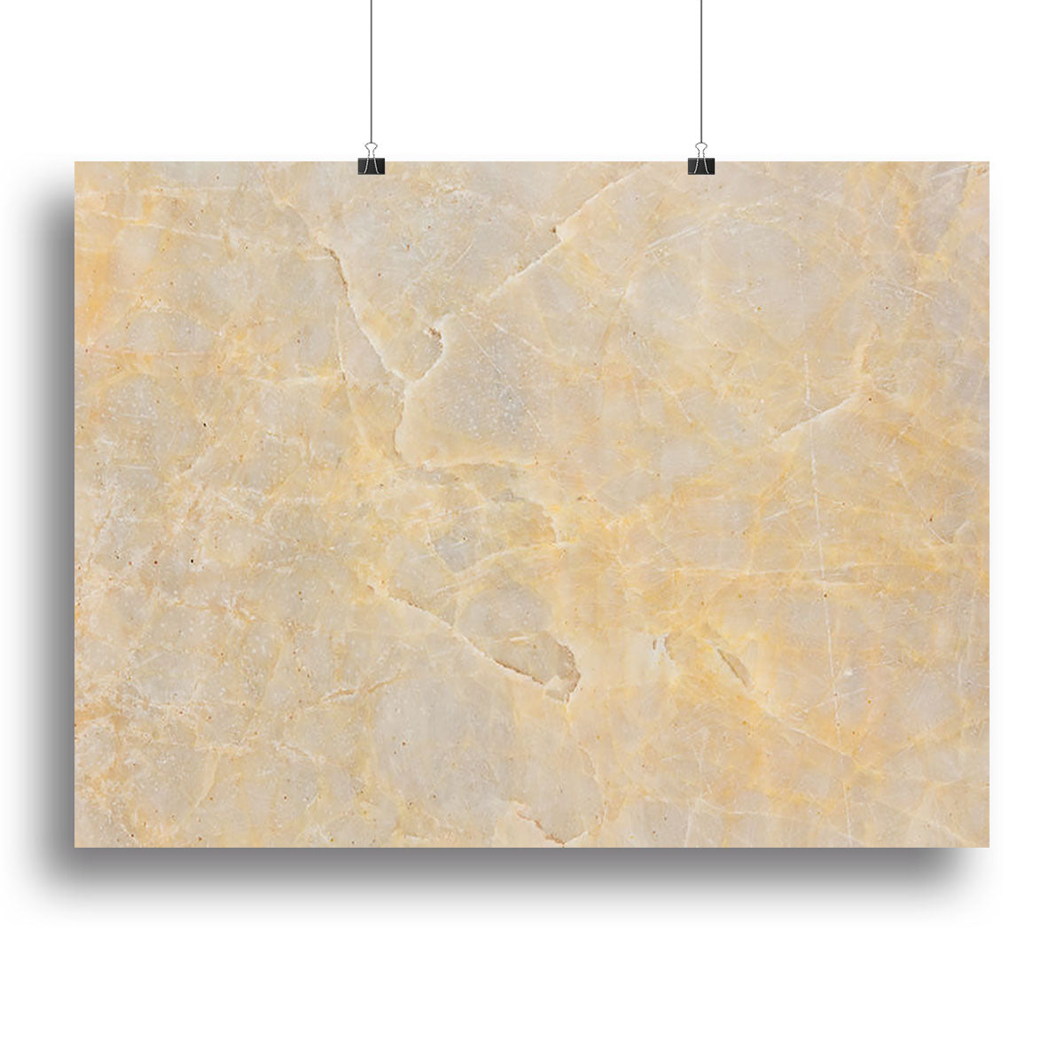 Textured Beige Marble Canvas Print or Poster - Canvas Art Rocks - 2