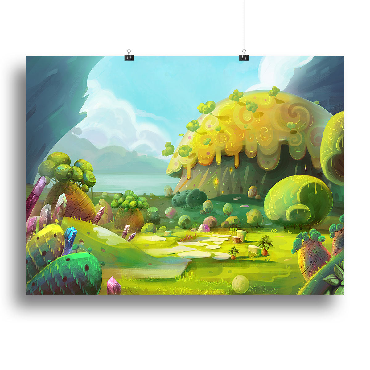 The Adventure of The Tiny Bird Canvas Print or Poster - Canvas Art Rocks - 2