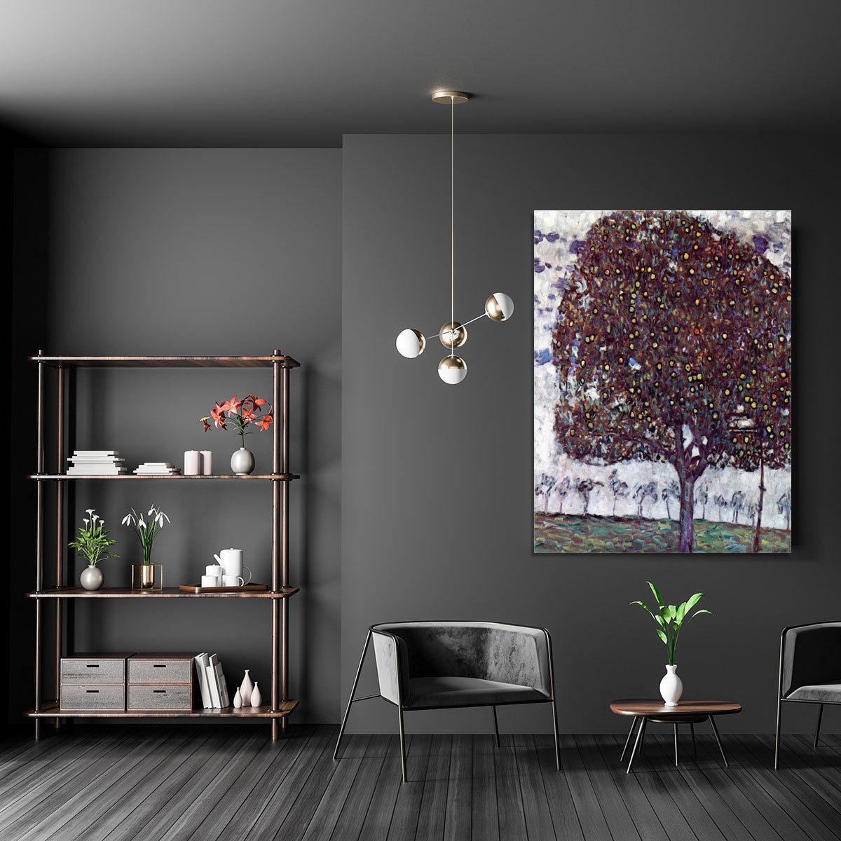 The Apple Tree by Klimt Canvas Print or Poster - Canvas Art Rocks - 5