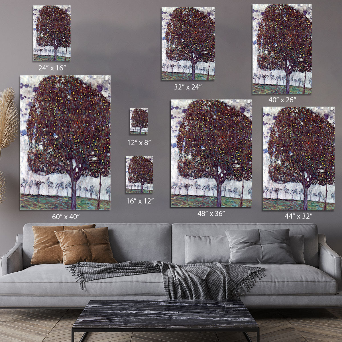 The Apple Tree by Klimt Canvas Print or Poster - Canvas Art Rocks - 7