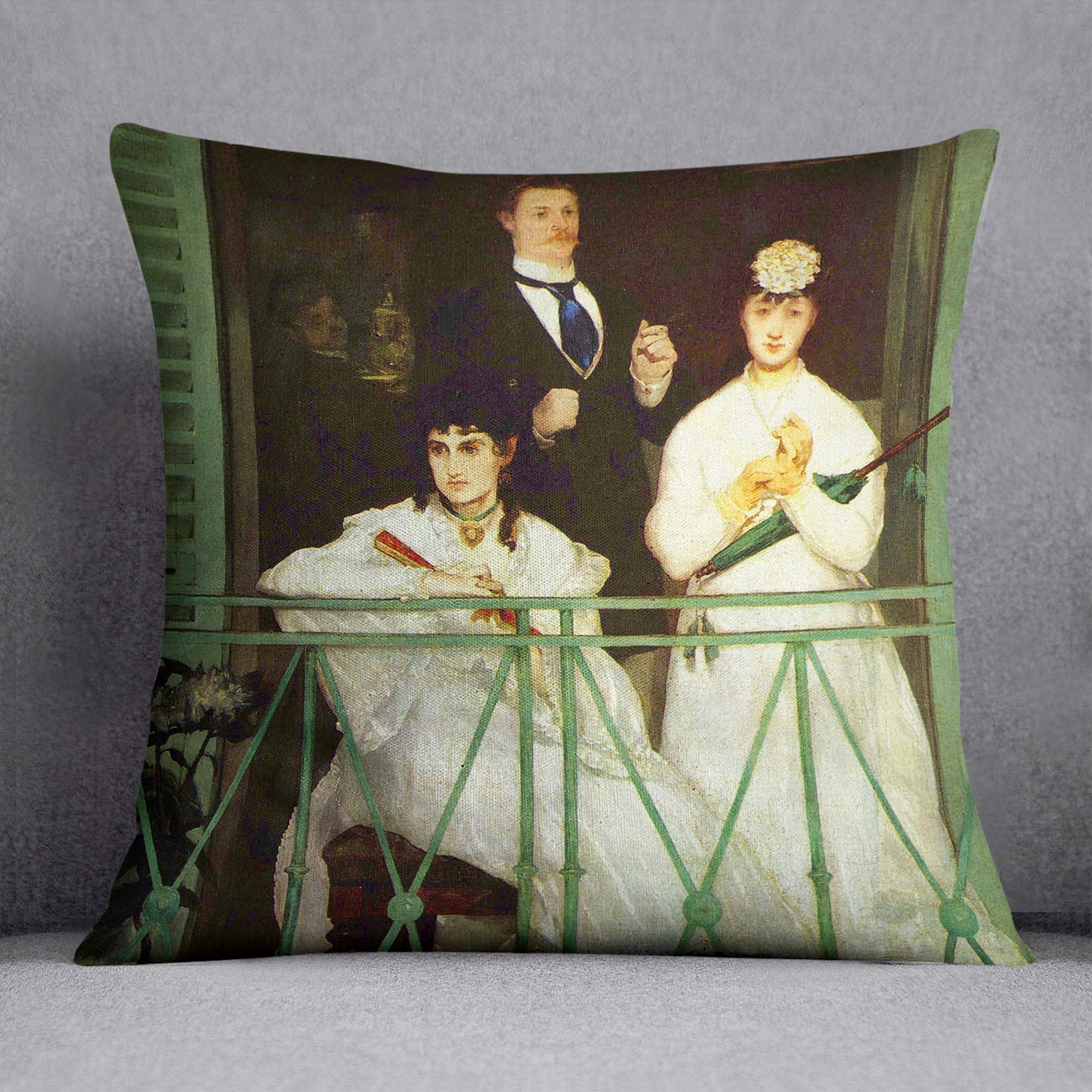 The Balcony by Manet Cushion