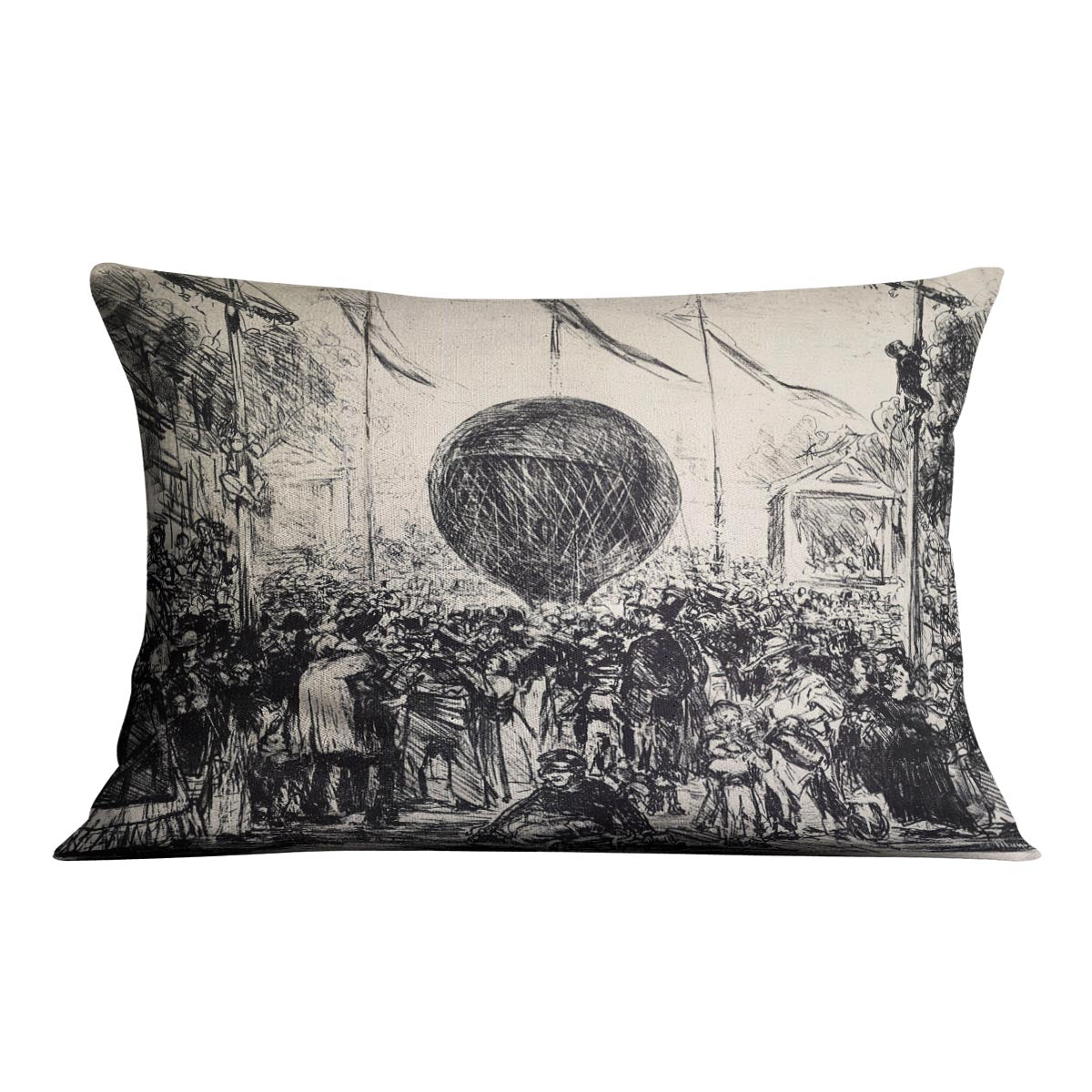 The Balloon by Manet Cushion