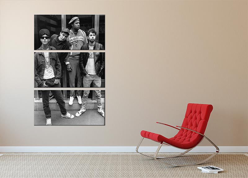 The Beastie Boys 3 Split Panel Canvas Print - Canvas Art Rocks - 2