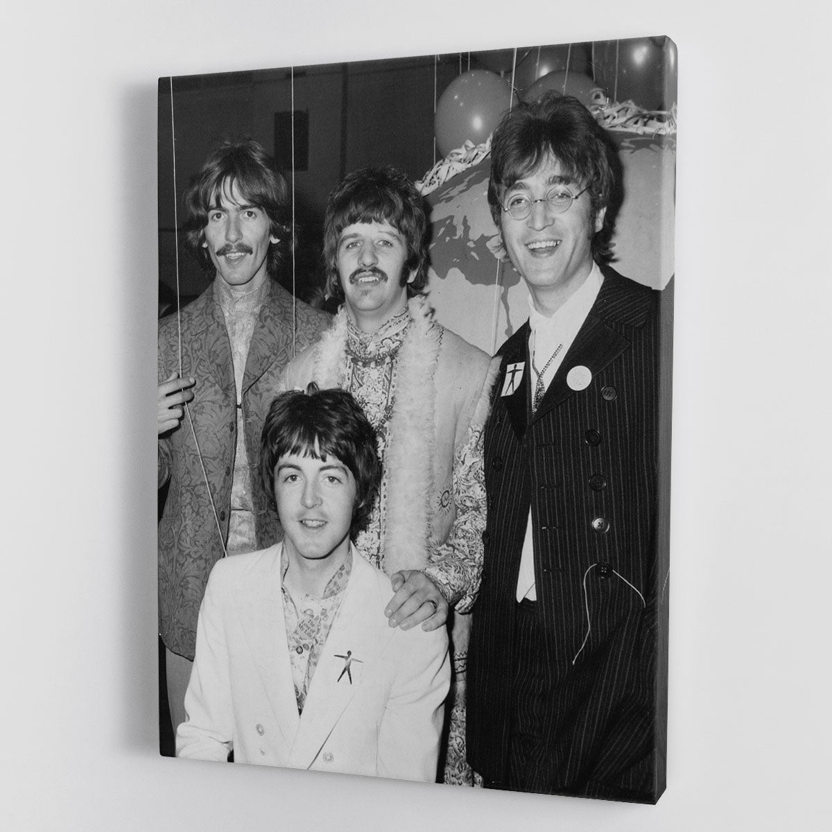 The Beatles at Abbey Road Studios Canvas Print or Poster - Canvas Art Rocks - 1