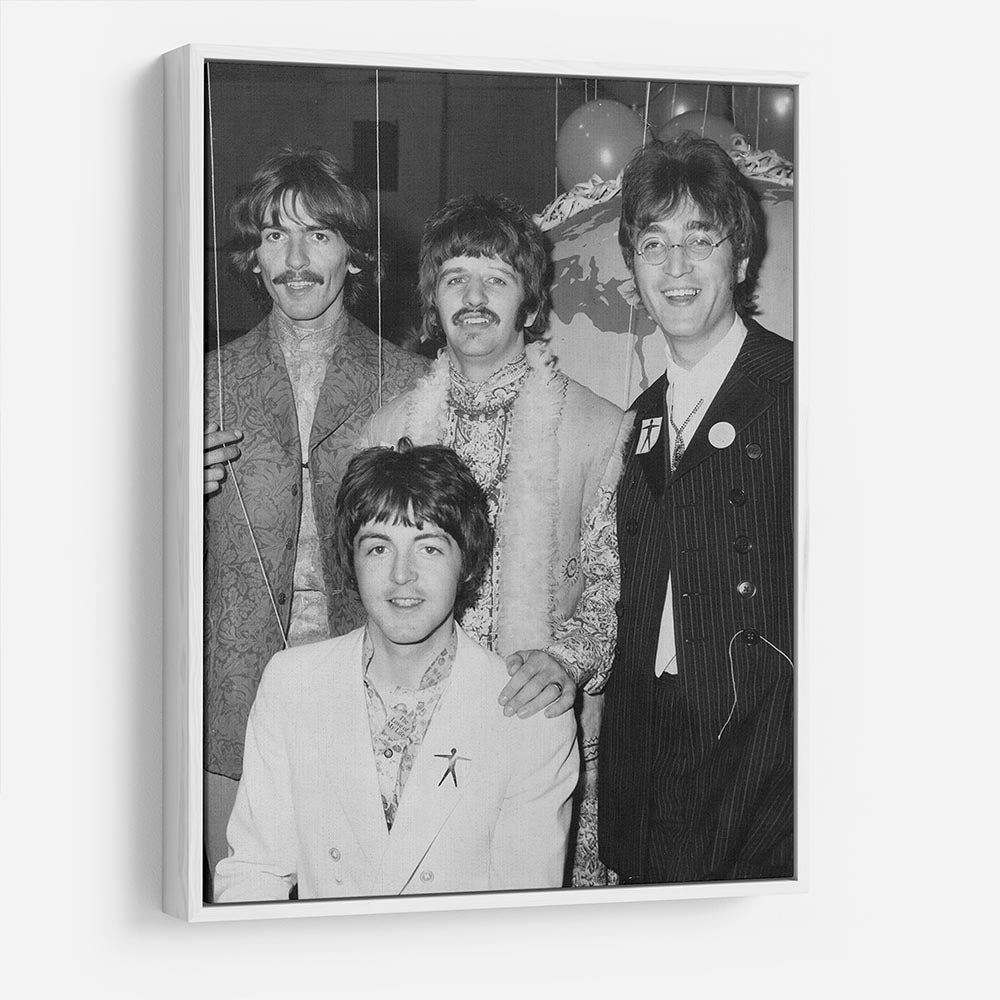The Beatles at Abbey Road Studios HD Metal Print