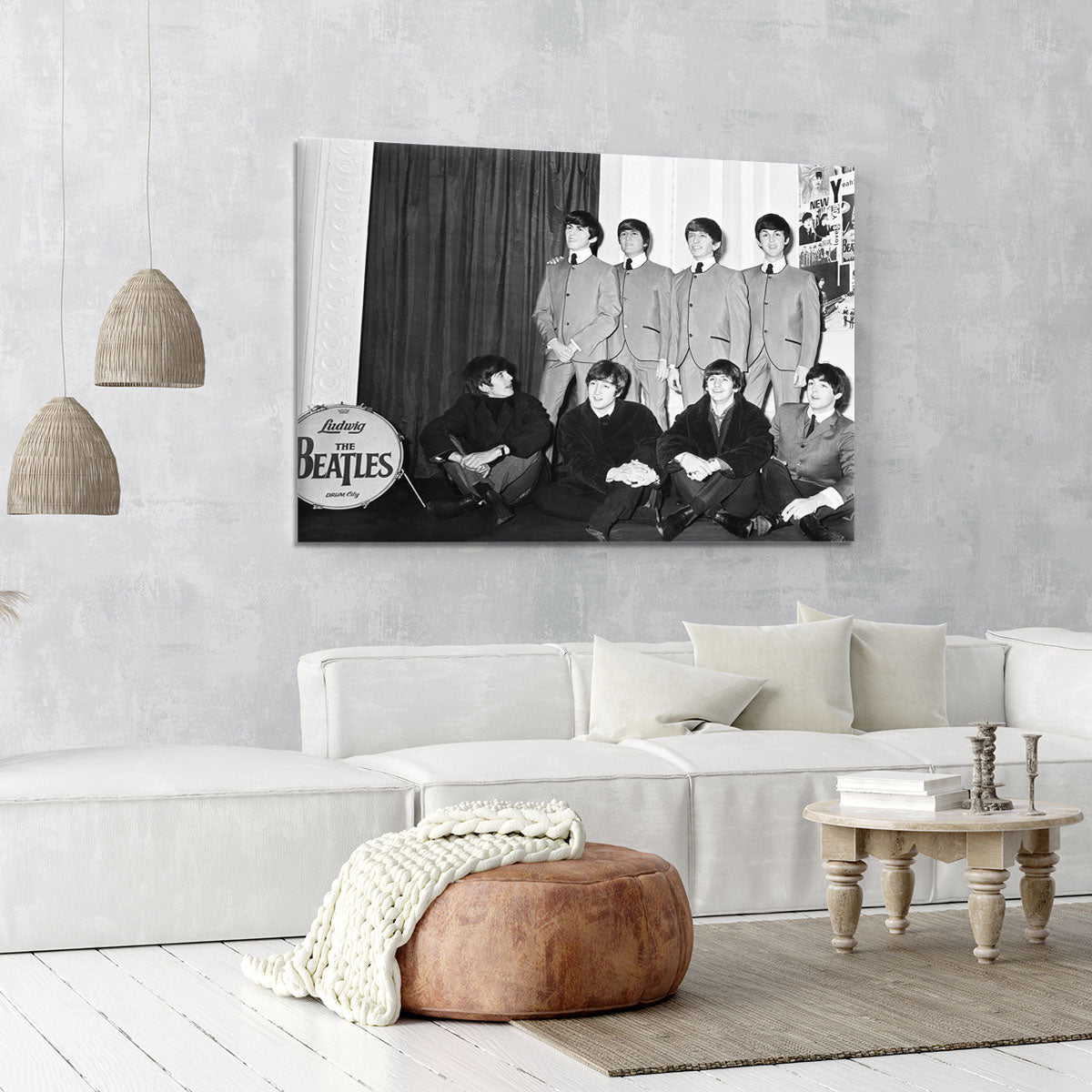 The Beatles at Madame Tussauds Canvas Print or Poster - Canvas Art Rocks - 6