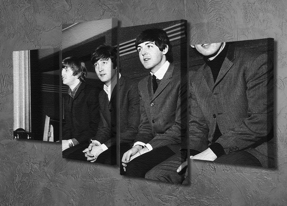 The Beatles backstage in Edinburgh 4 Split Panel Canvas - Canvas Art Rocks - 2
