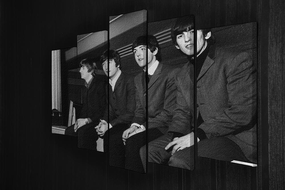 The Beatles backstage in Edinburgh 5 Split Panel Canvas - Canvas Art Rocks - 2