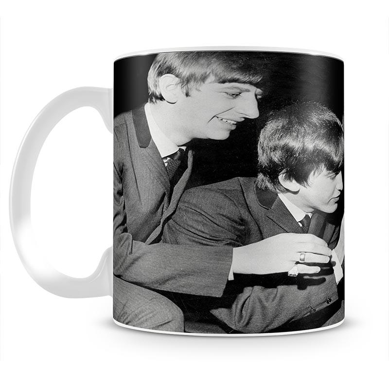 The Beatles before going on stage Mug - Canvas Art Rocks - 2