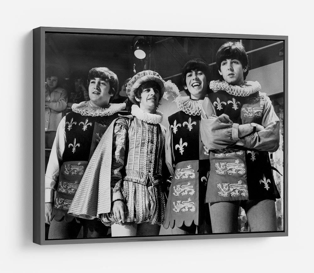 The Beatles dressed in Elizabethan costume for a TV show HD Metal Print