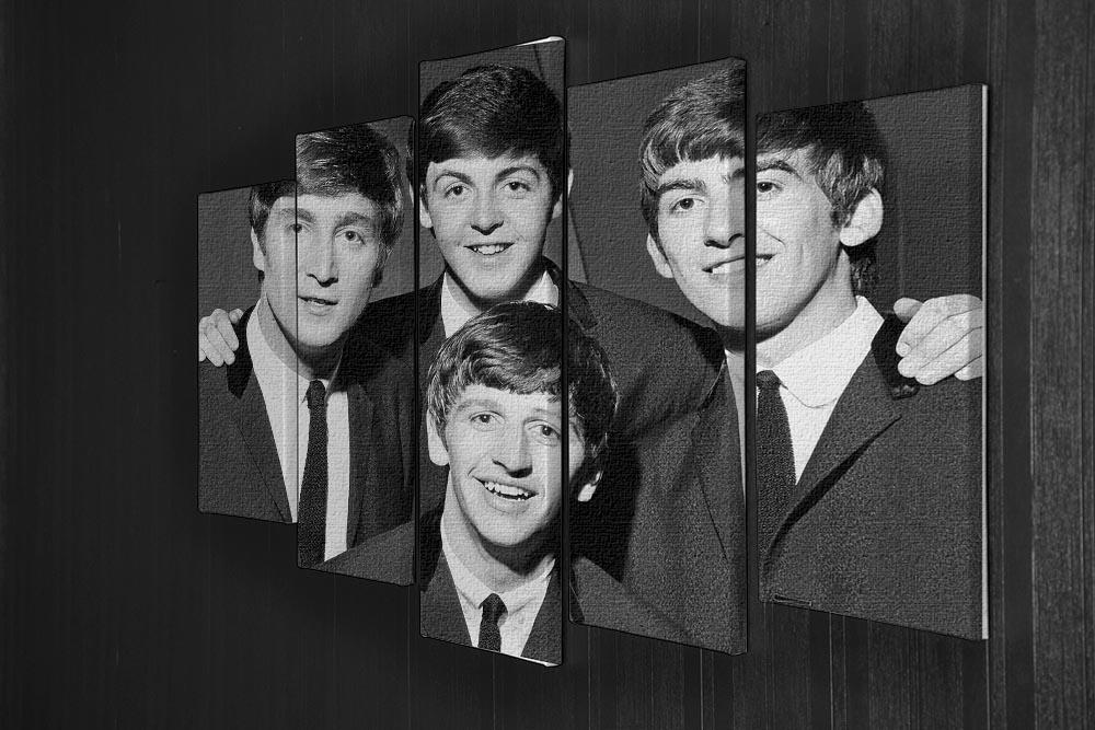 The Beatles in 1963 5 Split Panel Canvas - Canvas Art Rocks - 2