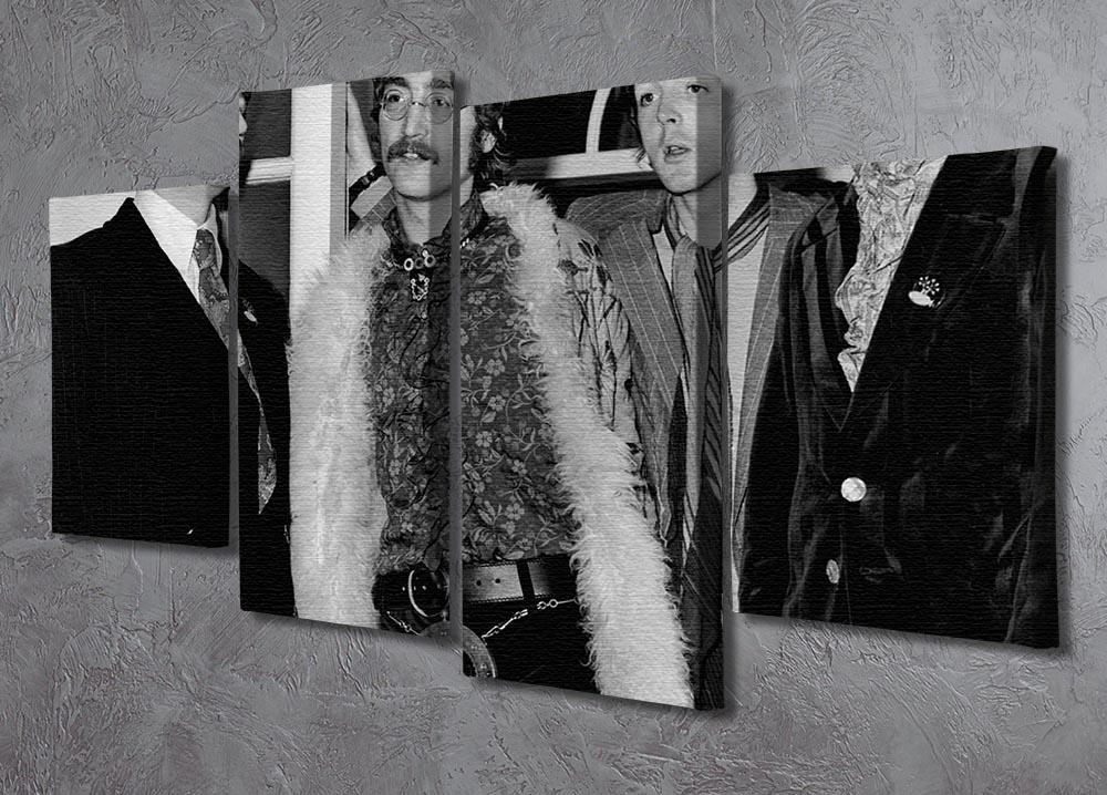 The Beatles in 1967 4 Split Panel Canvas - Canvas Art Rocks - 2