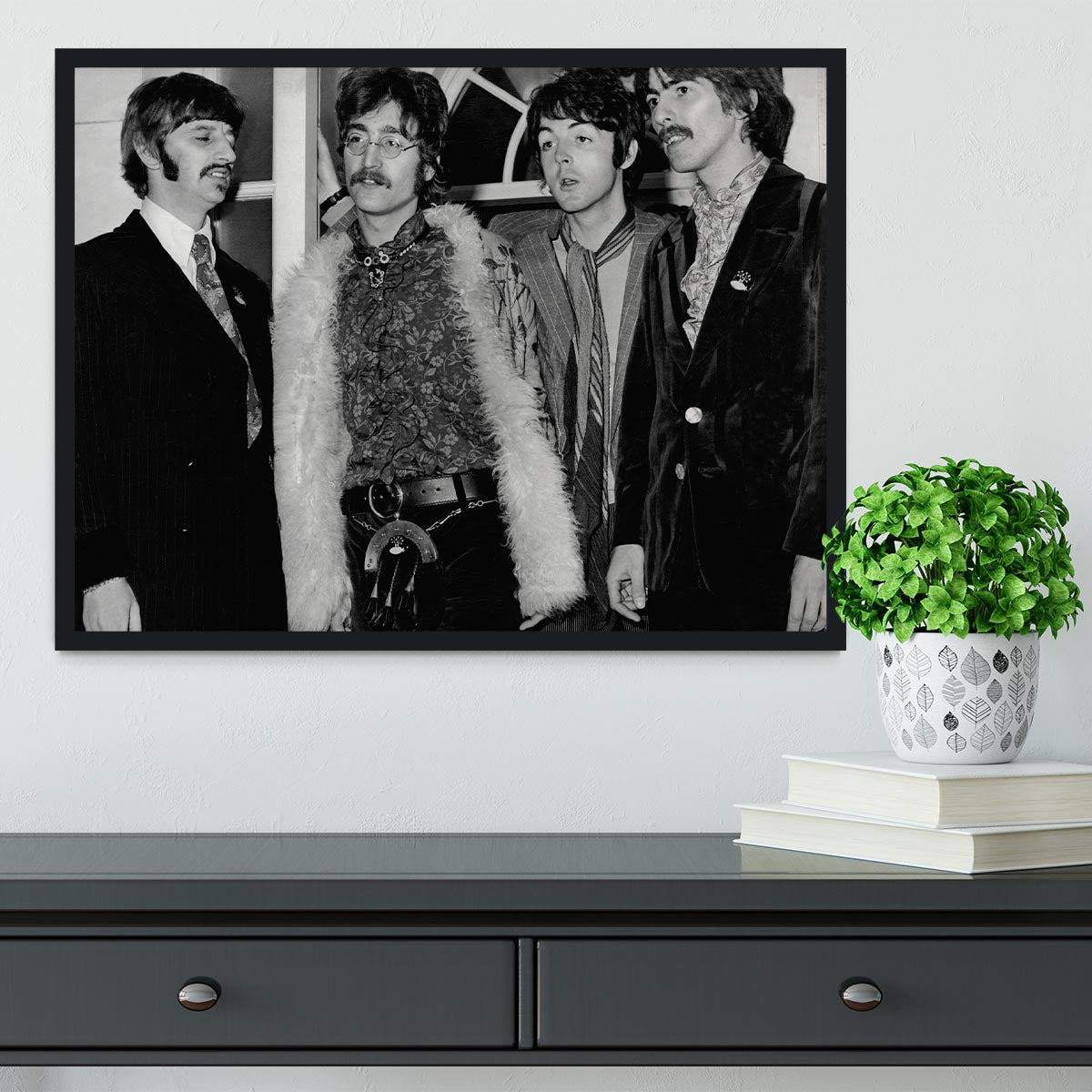 The Beatles in 1967 Framed Print - Canvas Art Rocks - 2
