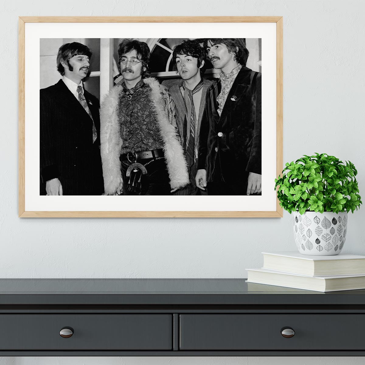The Beatles in 1967 Framed Print - Canvas Art Rocks - 3