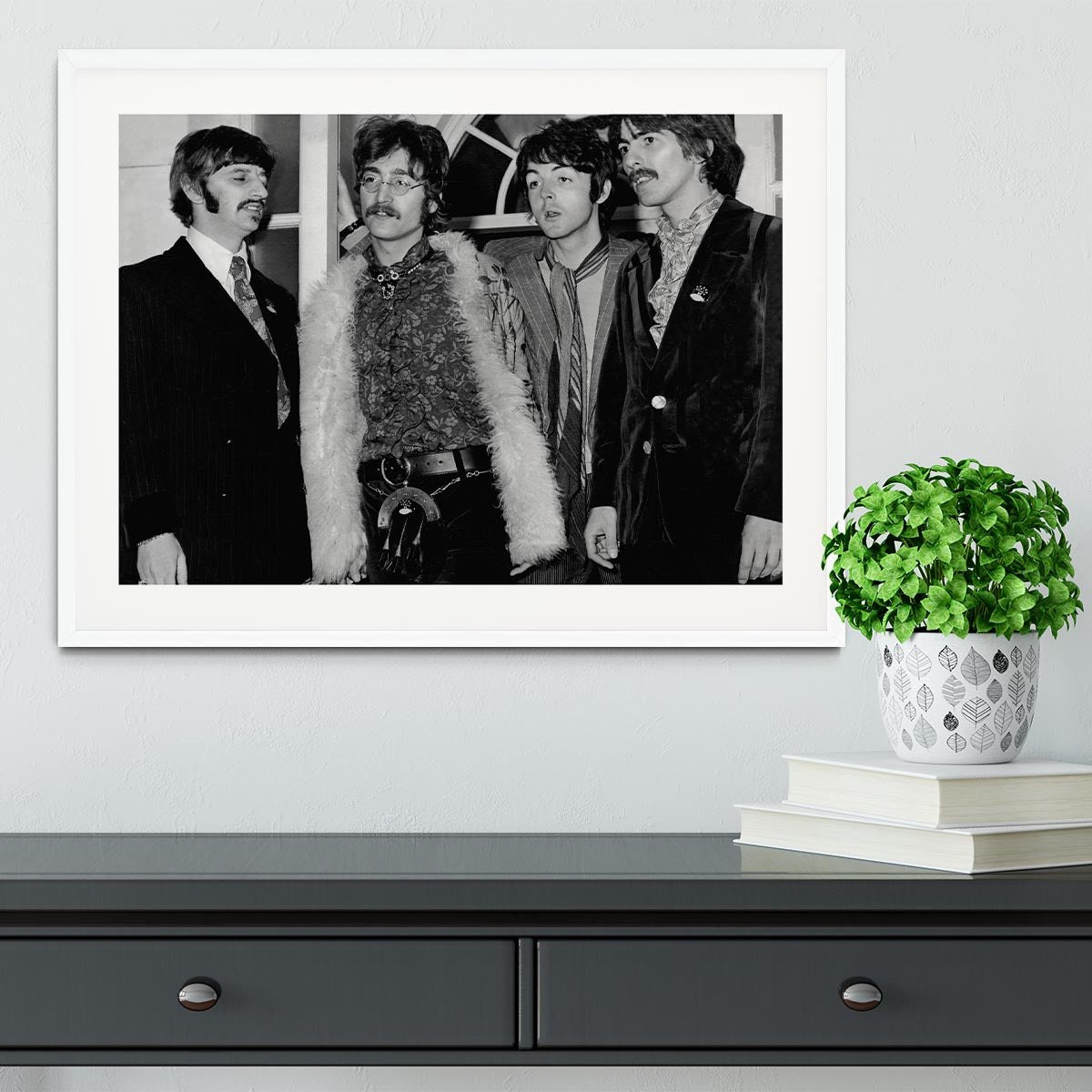 The Beatles in 1967 Framed Print - Canvas Art Rocks - 5