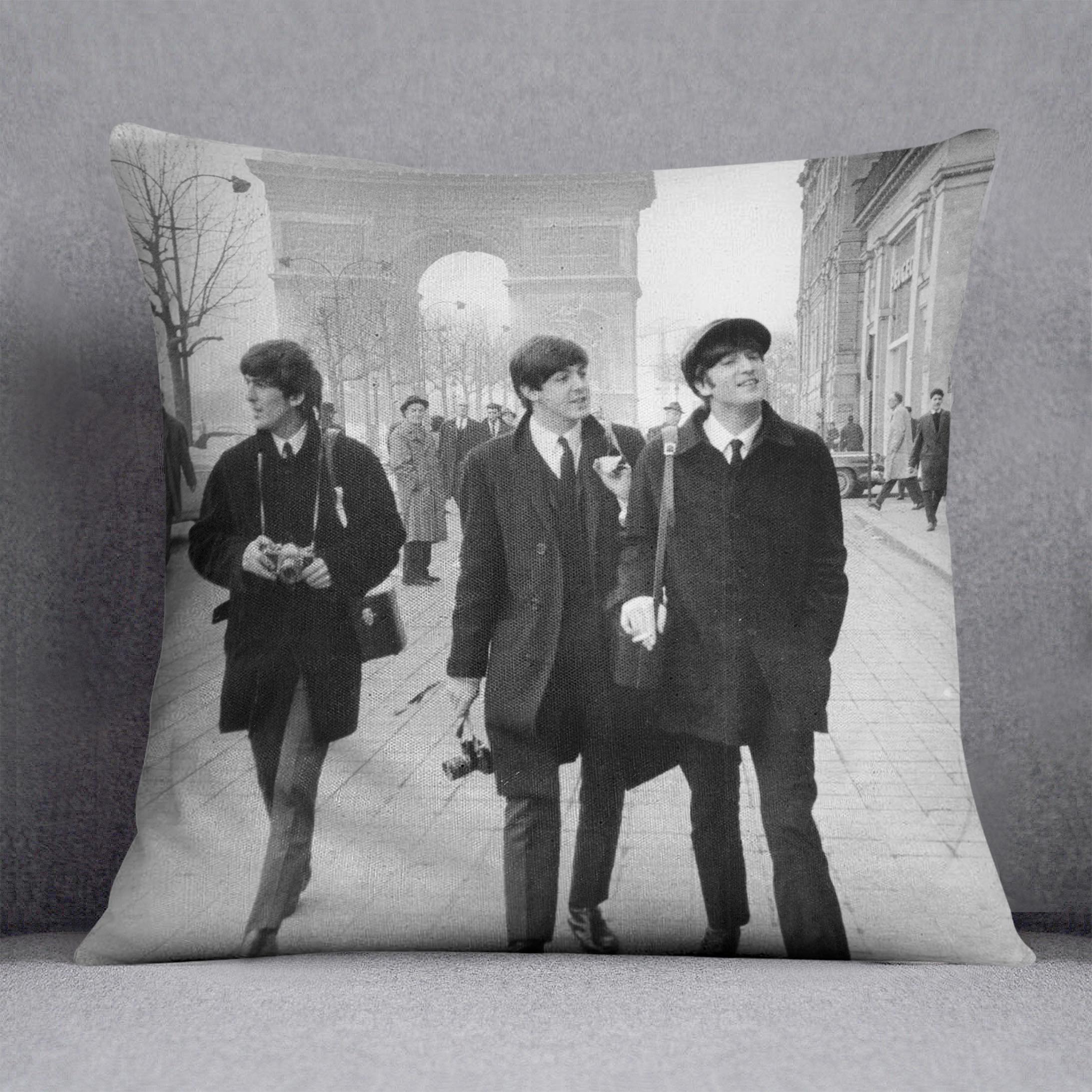 The Beatles in Paris Cushion
