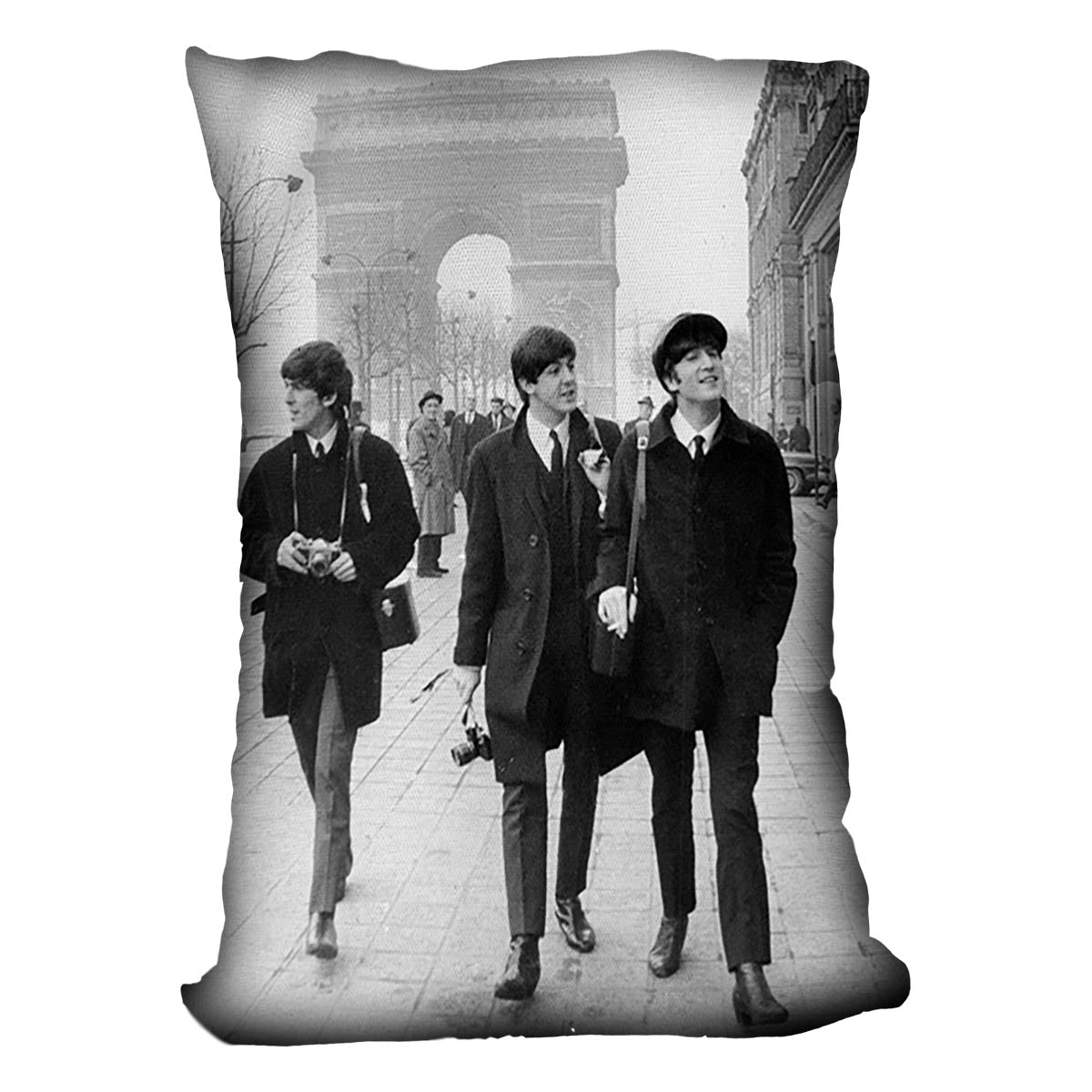 The Beatles in Paris Cushion
