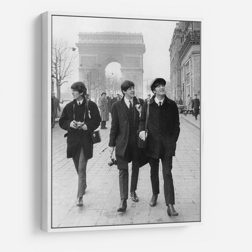 The Beatles in Paris HD Metal Print
