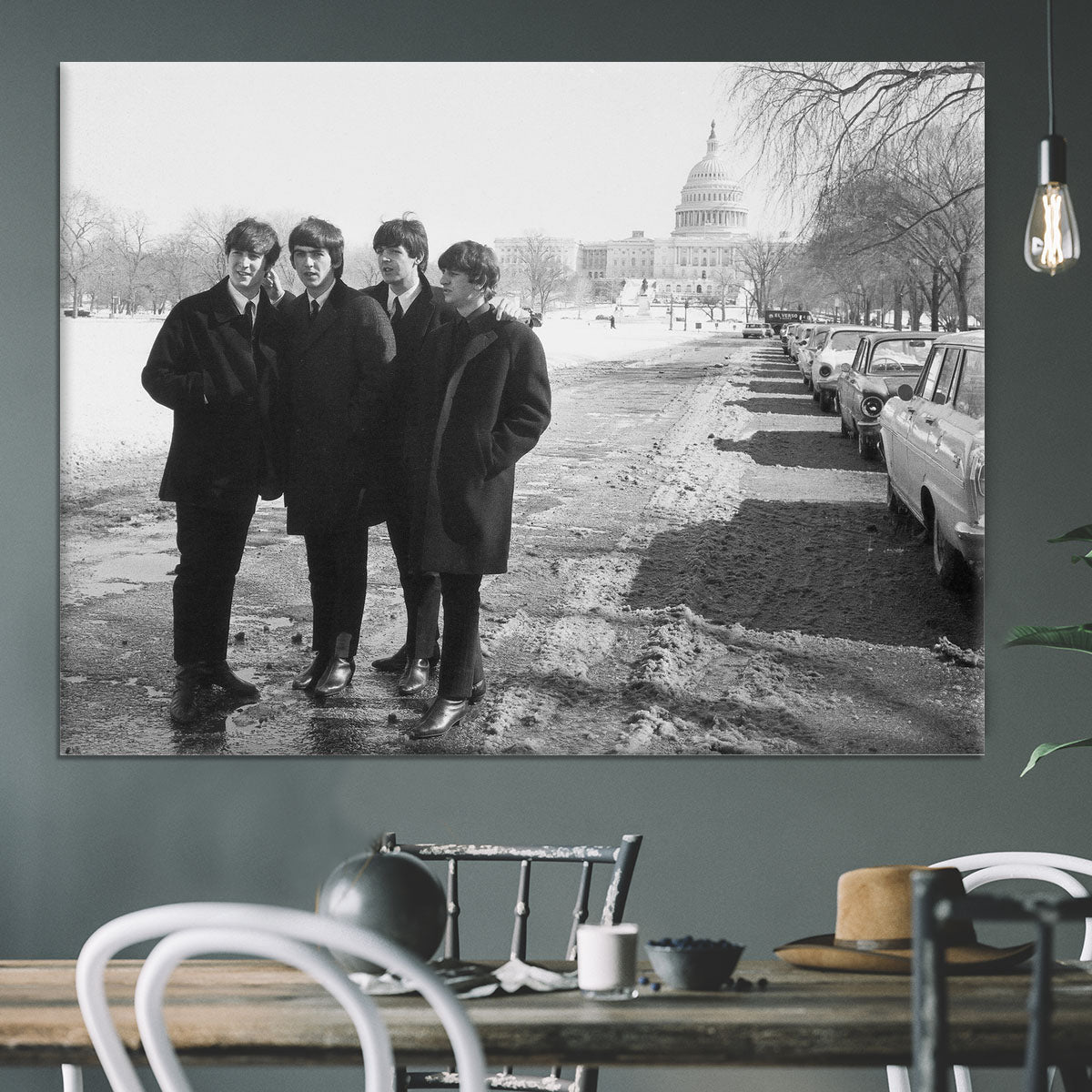 The Beatles in Washington Canvas Print or Poster - Canvas Art Rocks - 3