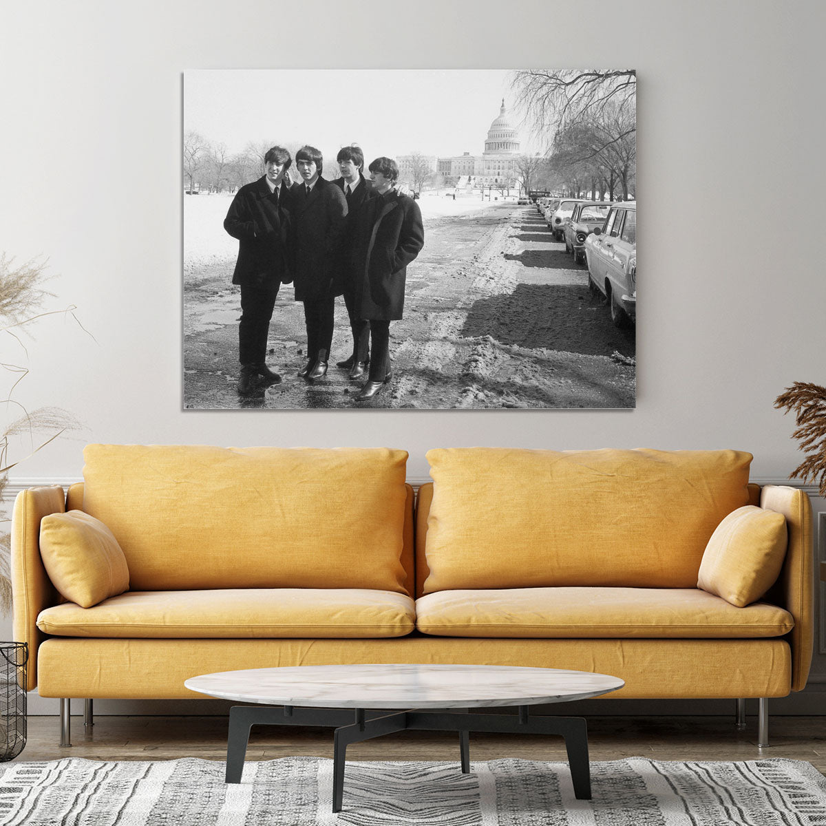 The Beatles in Washington Canvas Print or Poster - Canvas Art Rocks - 4