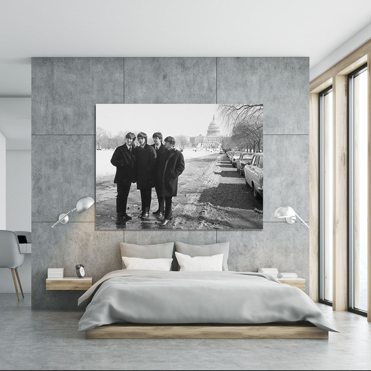 The Beatles in Washington Canvas Print or Poster - Canvas Art Rocks - 5