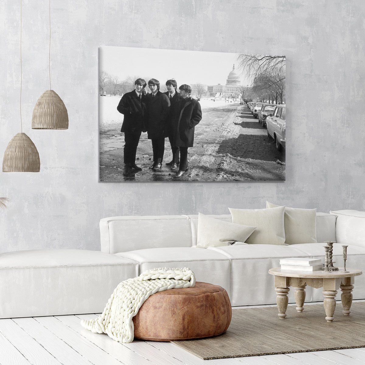 The Beatles in Washington Canvas Print or Poster - Canvas Art Rocks - 6