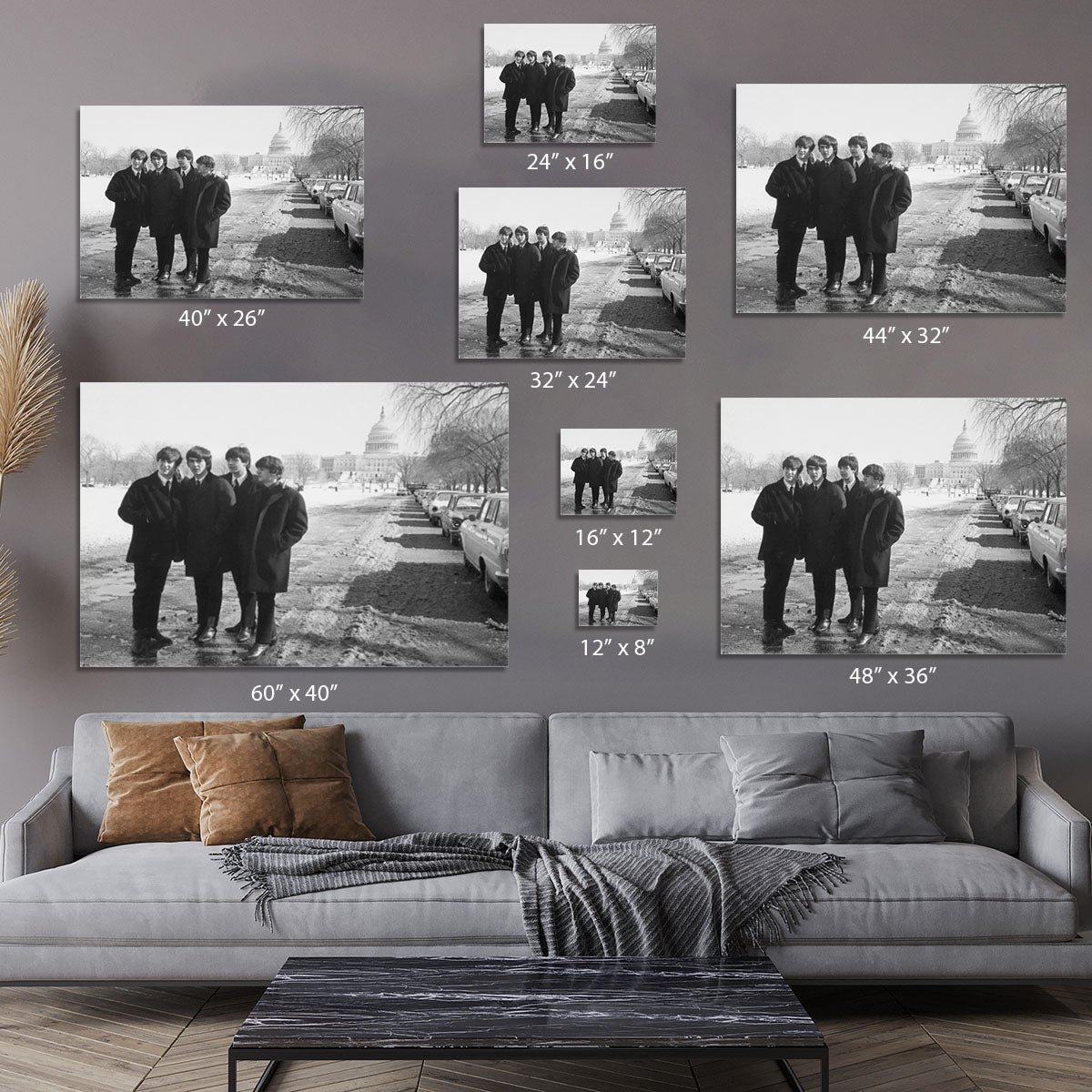 The Beatles in Washington Canvas Print or Poster - Canvas Art Rocks - 7