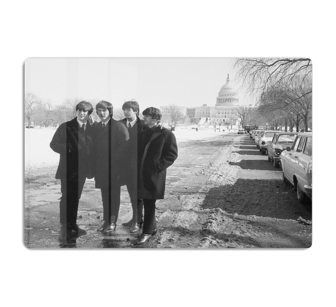The Beatles in Washington HD Metal Print