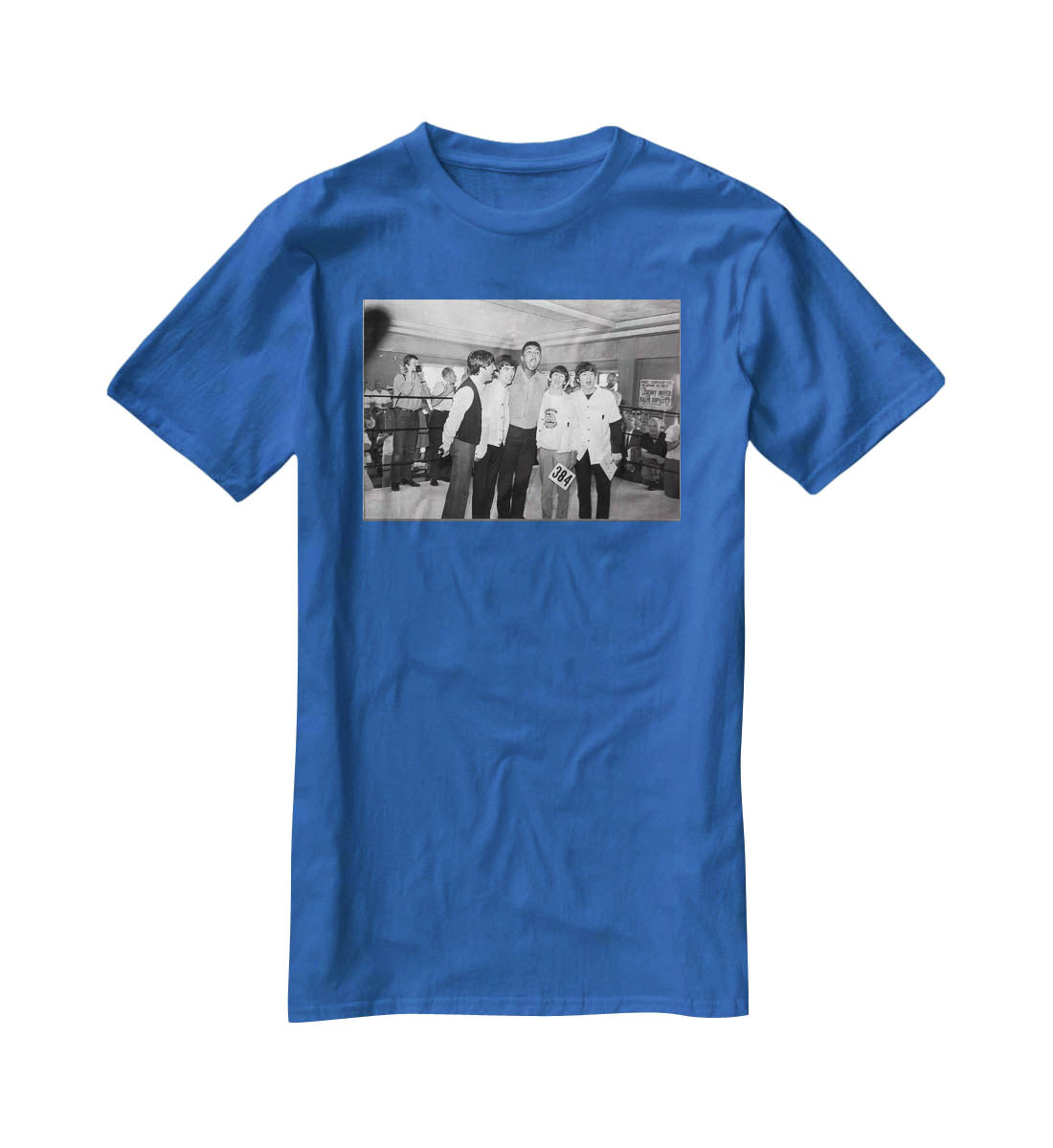 The Beatles meet Muhammad Ali T-Shirt - Canvas Art Rocks - 2