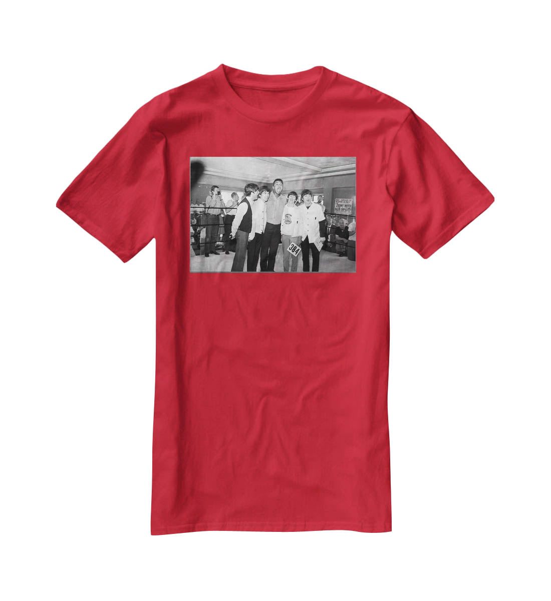 The Beatles meet Muhammad Ali T-Shirt - Canvas Art Rocks - 4