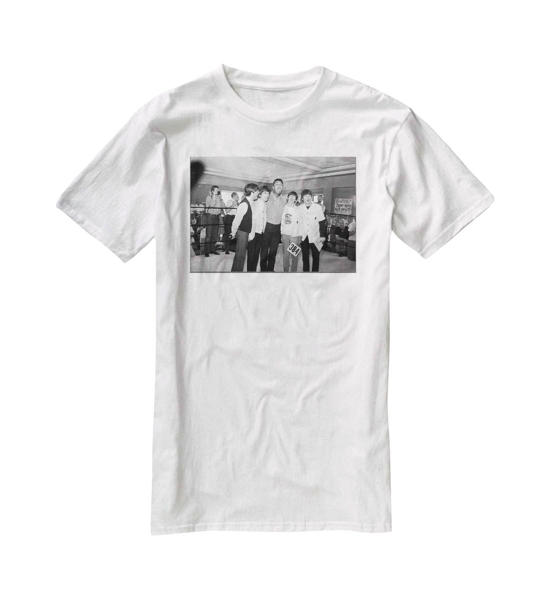 The Beatles meet Muhammad Ali T-Shirt - Canvas Art Rocks - 5