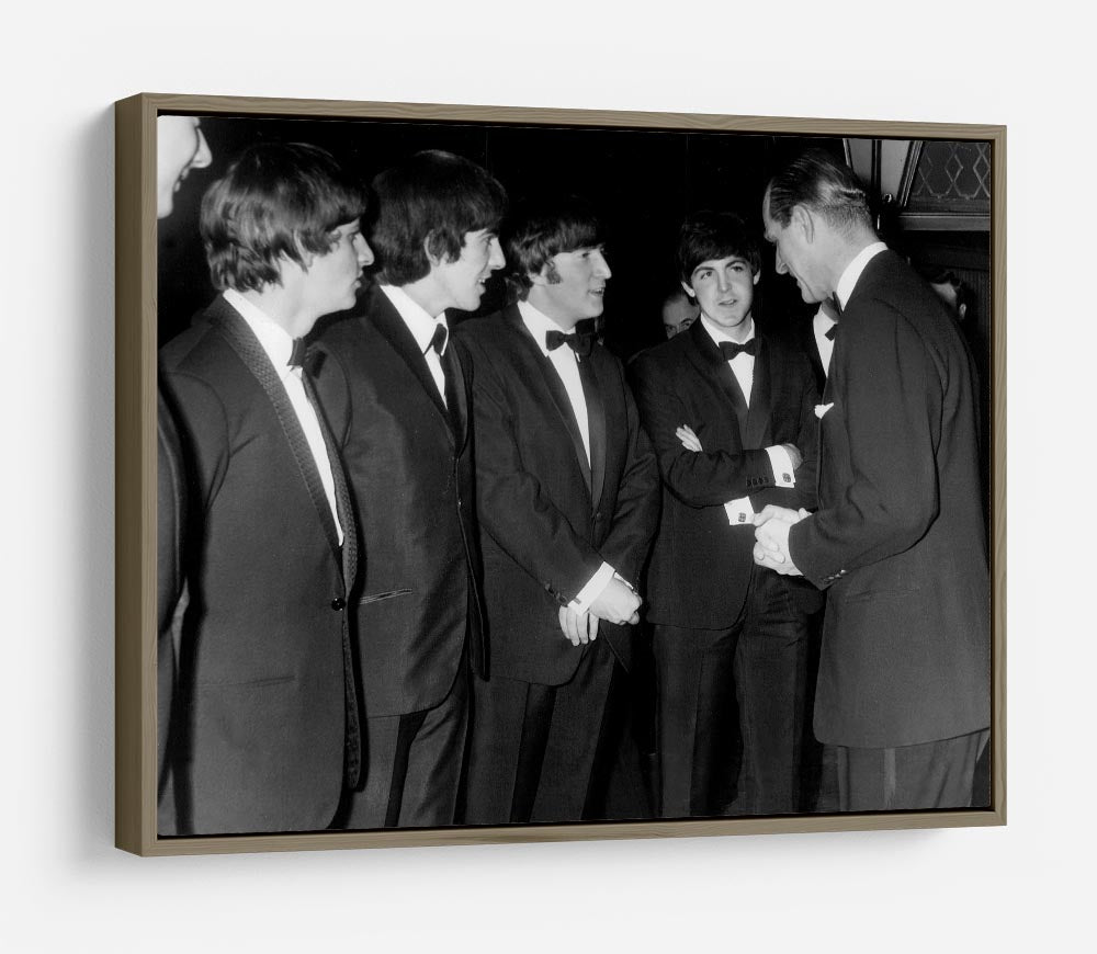 The Beatles meet Prince Philip HD Metal Print