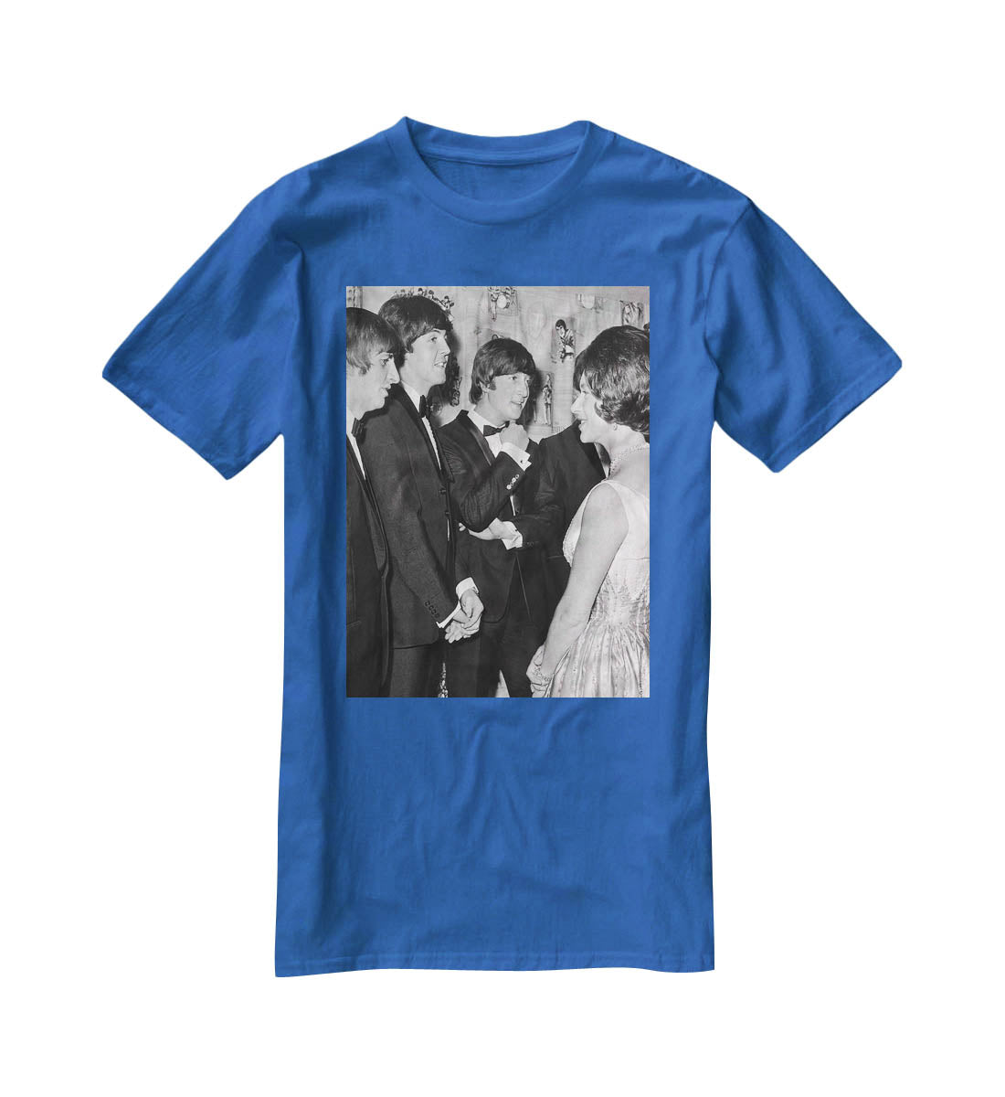 The Beatles meet Princess Margaret T-Shirt - Canvas Art Rocks - 2
