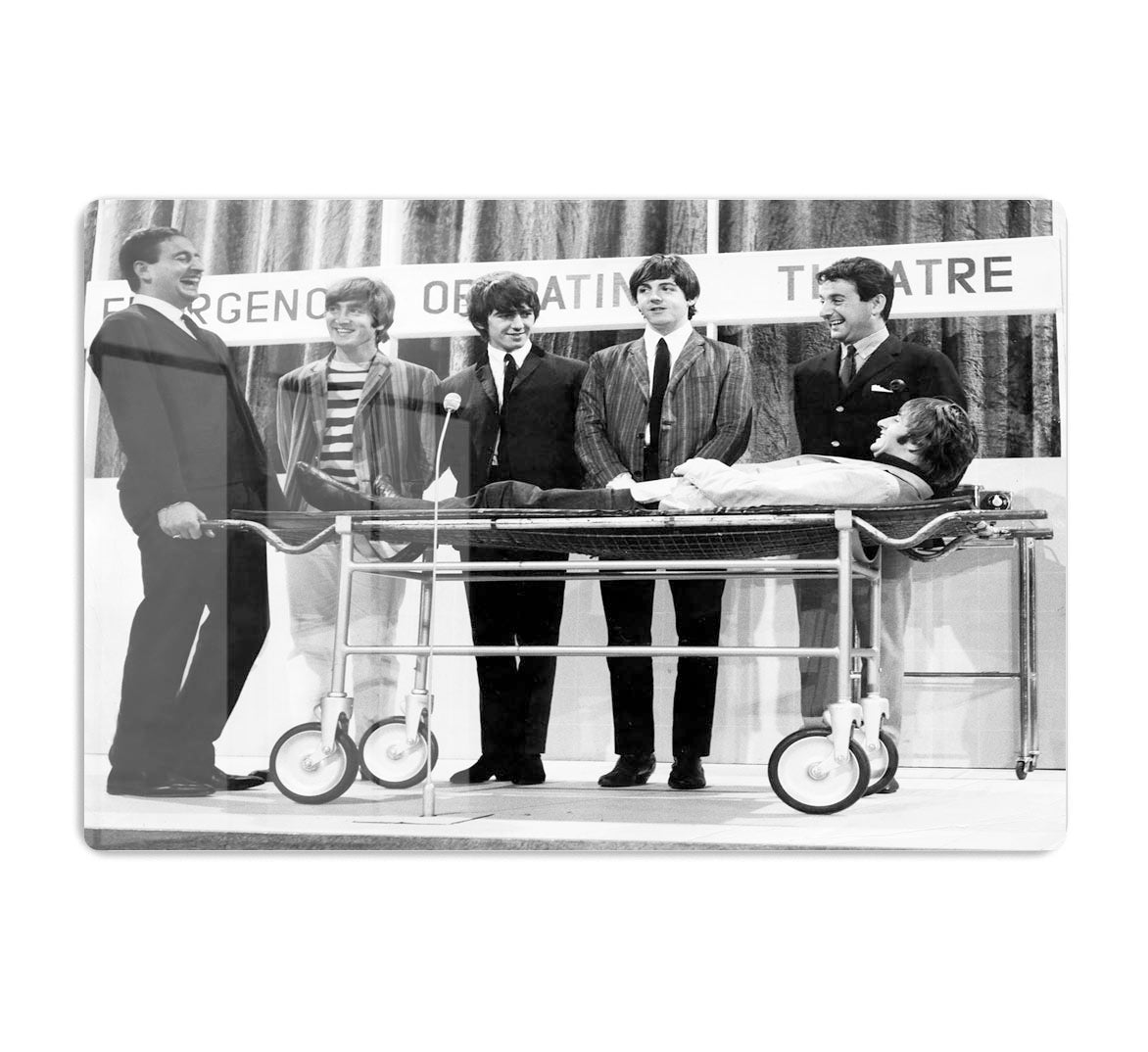The Beatles with Mike and Bernie Winters HD Metal Print