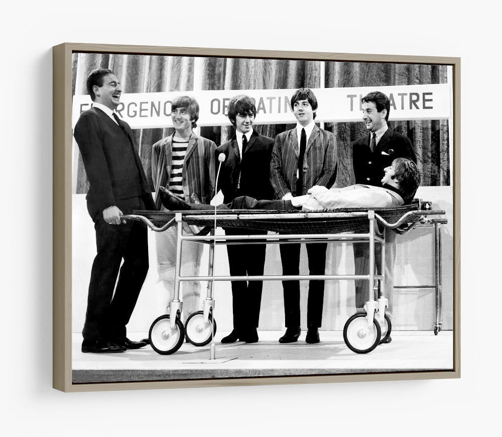 The Beatles with Mike and Bernie Winters HD Metal Print