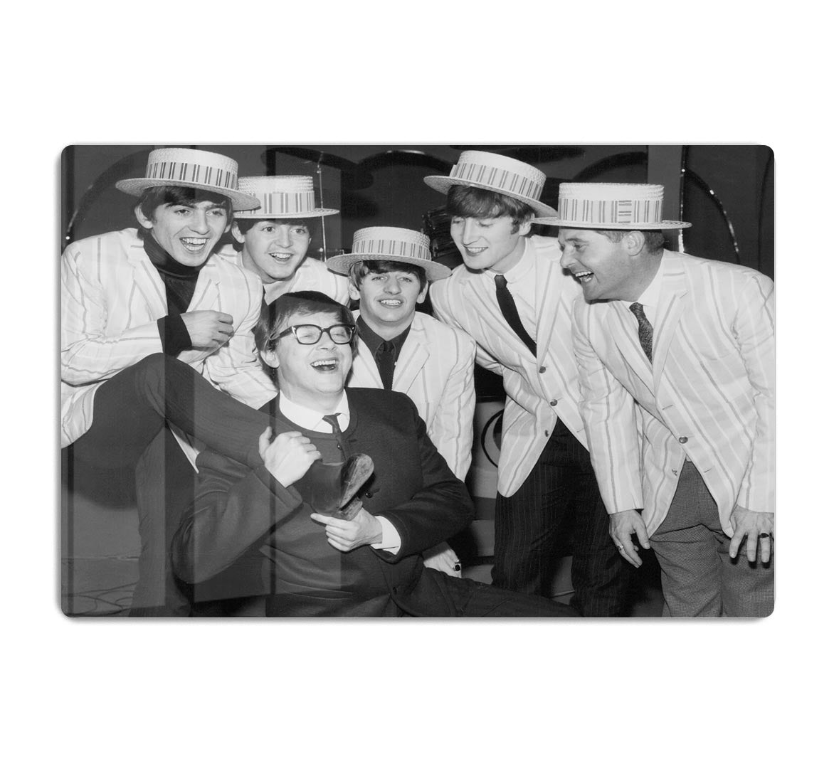 The Beatles with Morecambe and Wise HD Metal Print