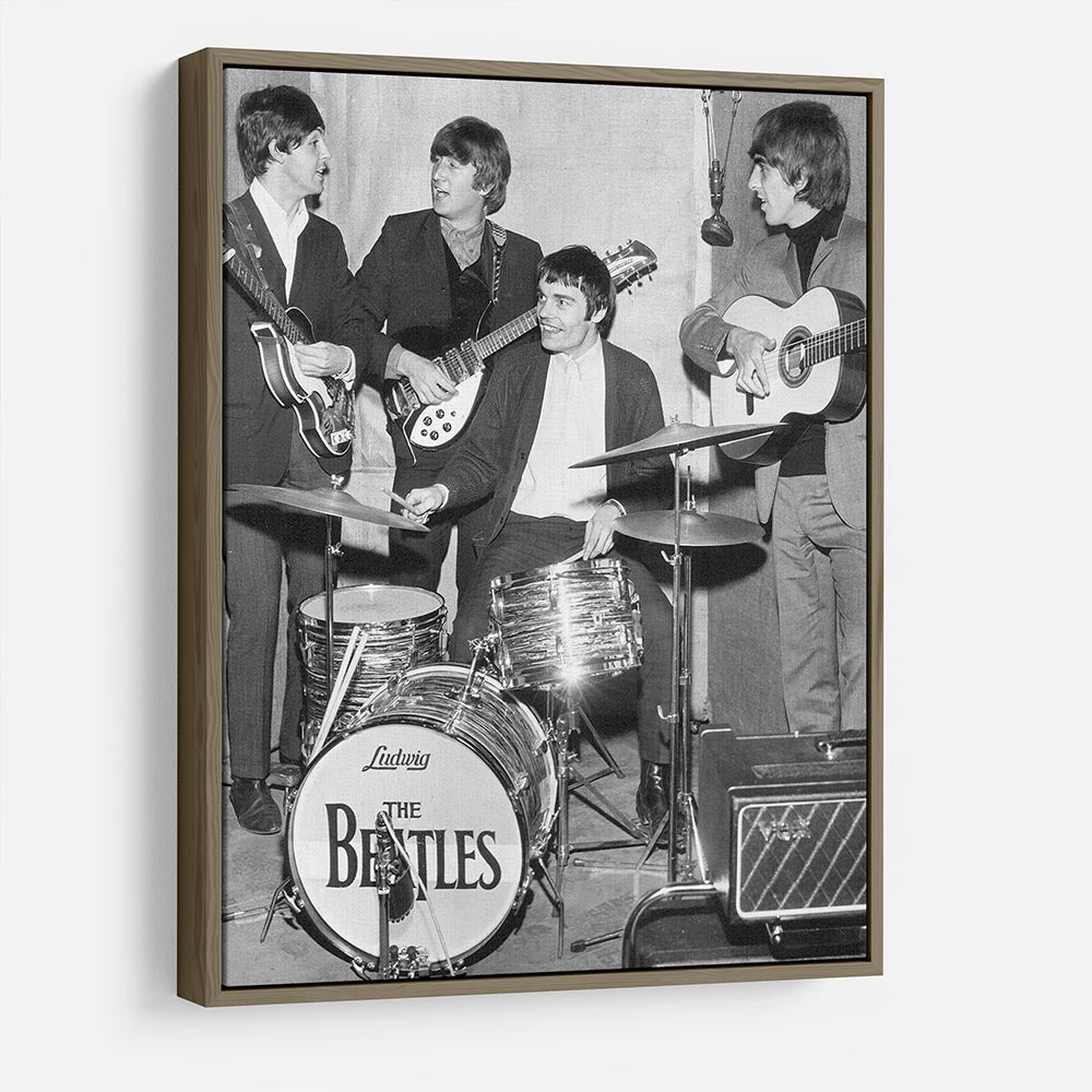 The Beatles with guest drummer Jimmy Nicol HD Metal Print
