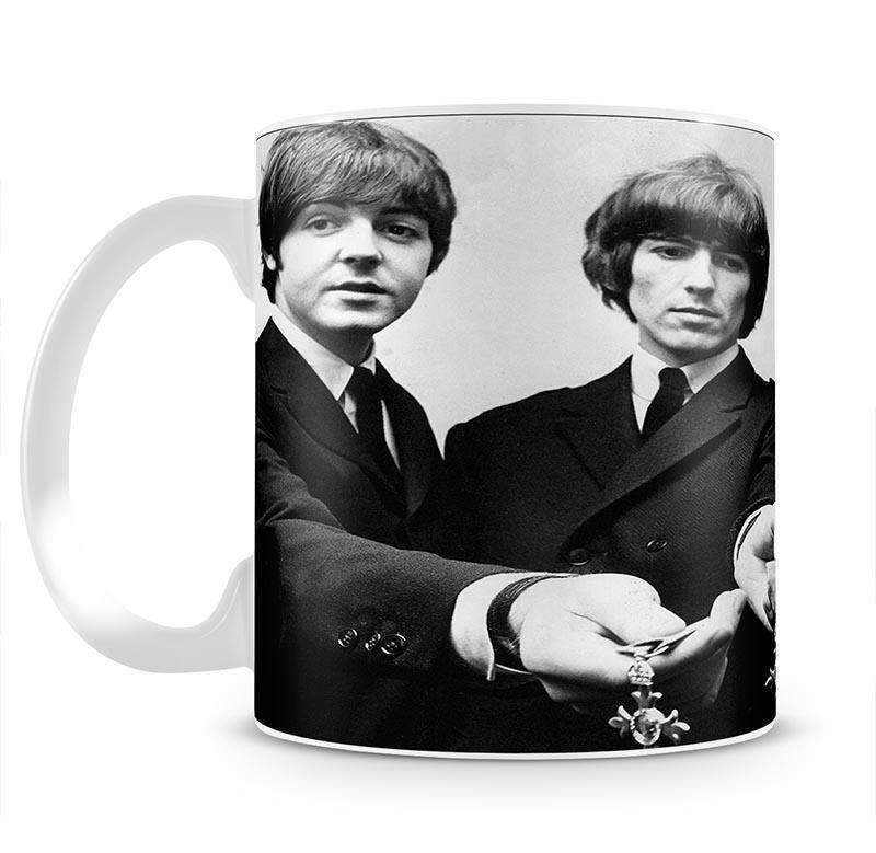 The Beatles with their MBEs Mug - Canvas Art Rocks - 2