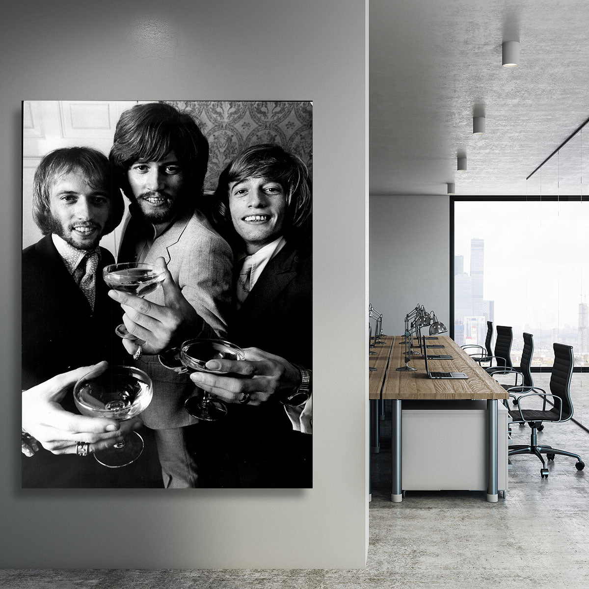 The Bee Gees Canvas Print or Poster - Canvas Art Rocks - 3