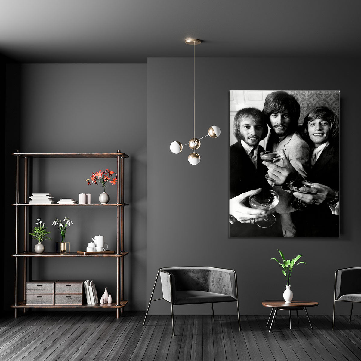 The Bee Gees Canvas Print or Poster - Canvas Art Rocks - 5
