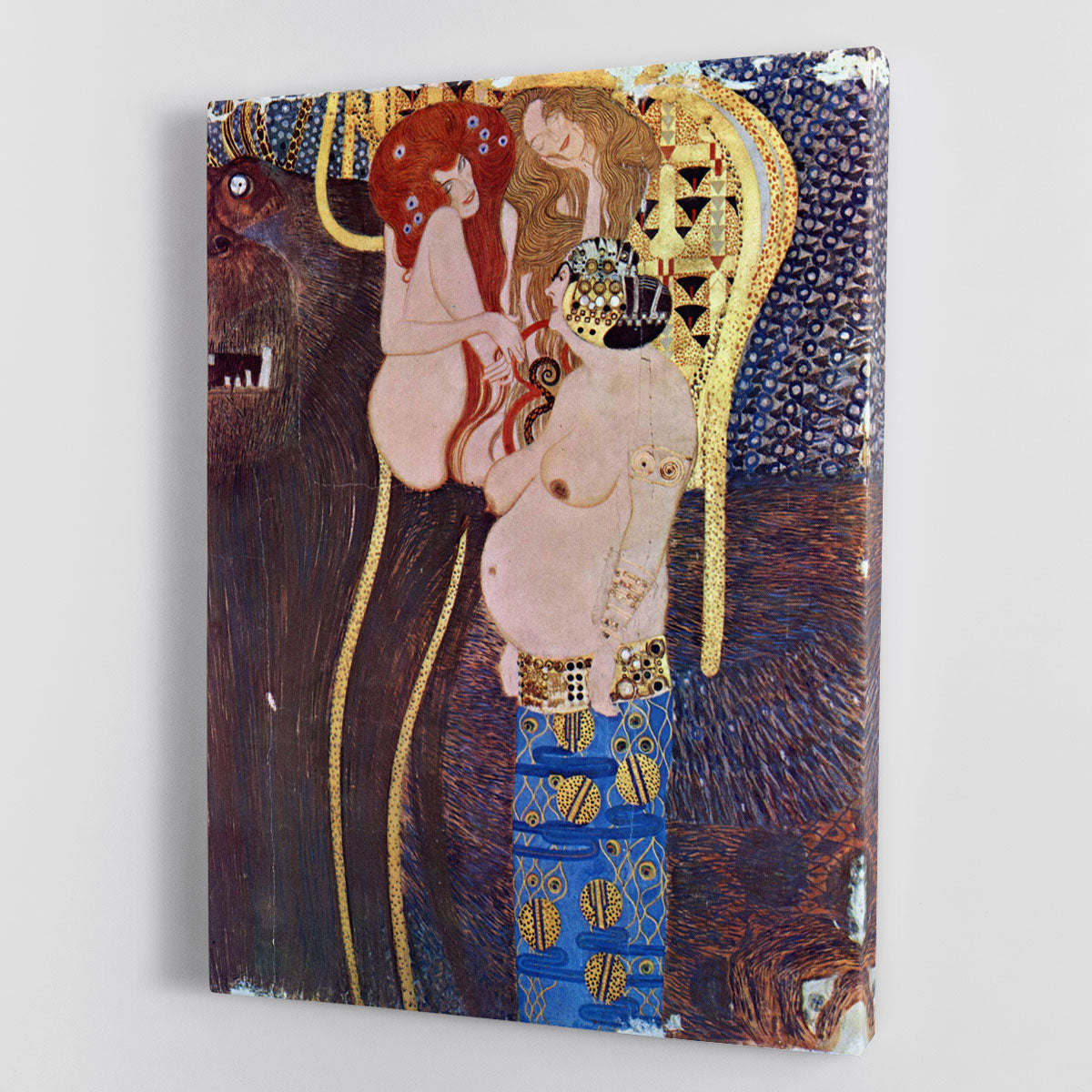 The Beethoven Freize 2 by Klimt Canvas Print or Poster - Canvas Art Rocks - 1