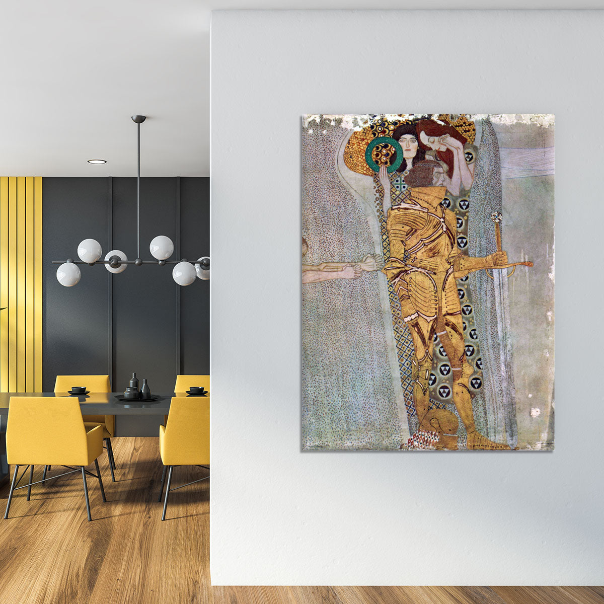 The Beethoven Freize by Klimt Canvas Print or Poster - Canvas Art Rocks - 4