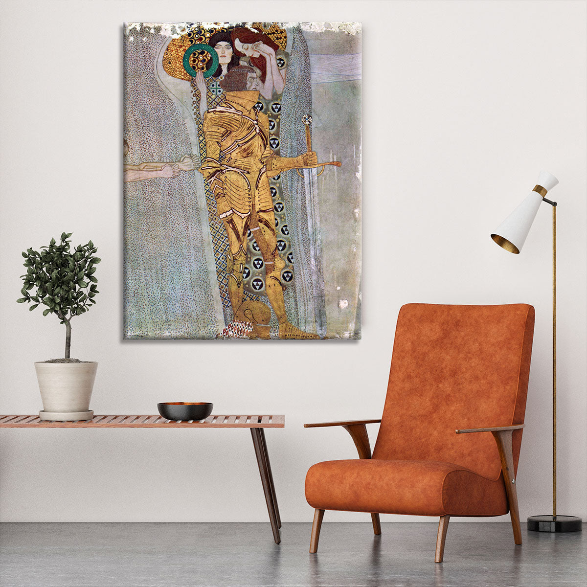 The Beethoven Freize by Klimt Canvas Print or Poster - Canvas Art Rocks - 6