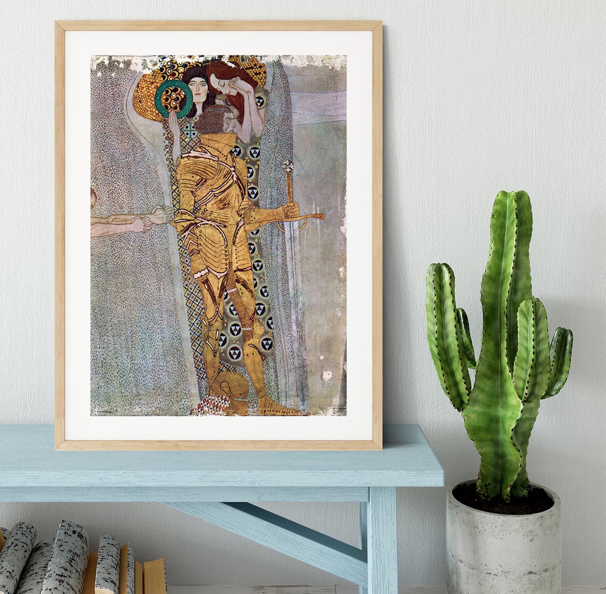 The Beethoven Freize by Klimt Framed Print - Canvas Art Rocks - 3