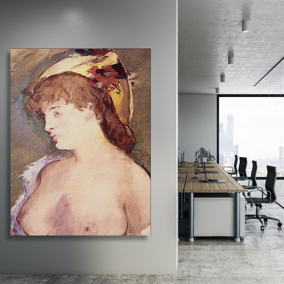 The Blond Nude by Manet Canvas Print or Poster - Canvas Art Rocks - 3