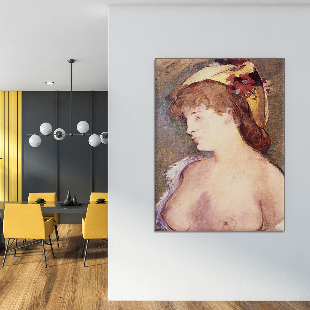 The Blond Nude by Manet Canvas Print or Poster - Canvas Art Rocks - 4