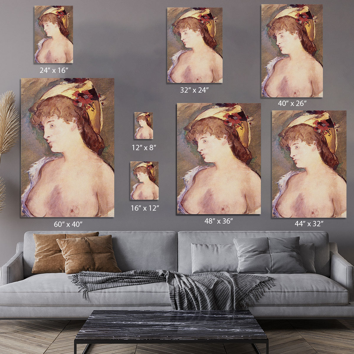The Blond Nude by Manet Canvas Print or Poster - Canvas Art Rocks - 7