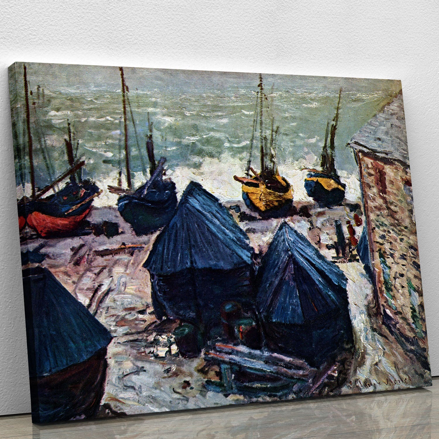 The Boats by Monet Canvas Print or Poster - Canvas Art Rocks - 1