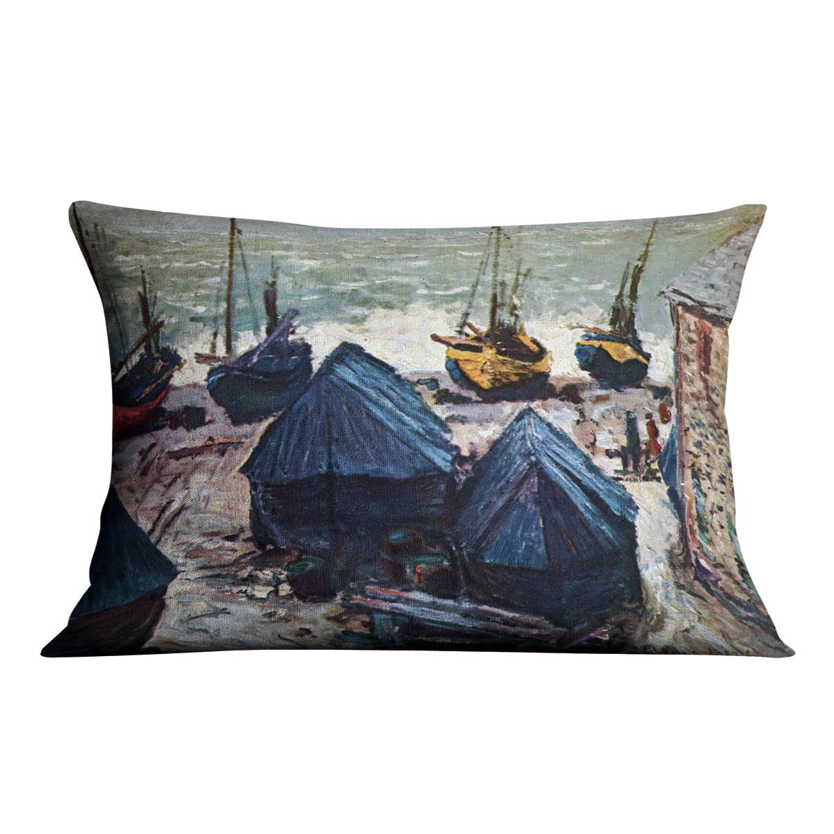 The Boats by Monet Cushion