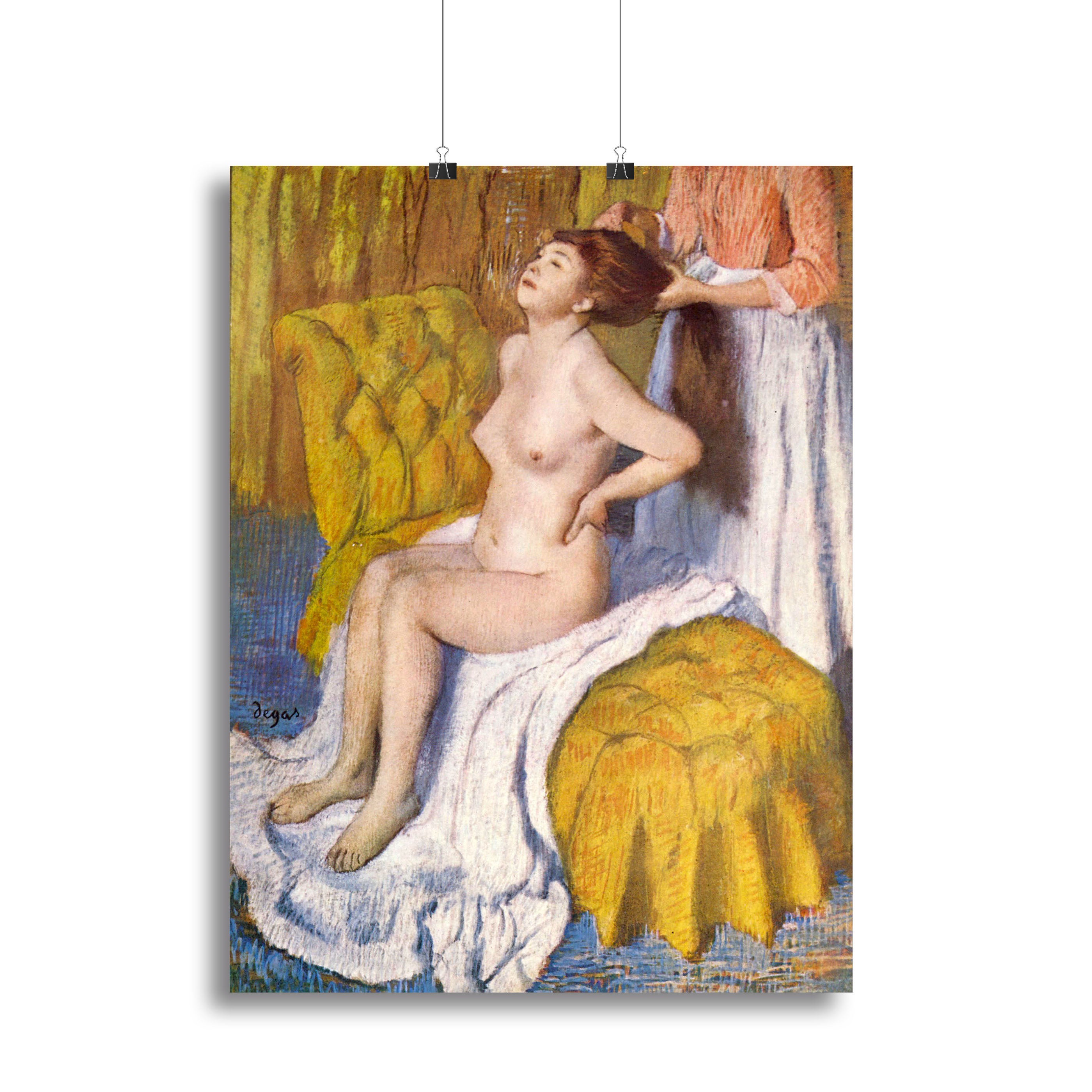 The Body Care by Degas Canvas Print or Poster - Canvas Art Rocks - 2